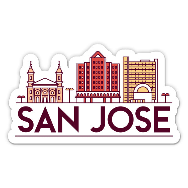 San Jose California Sticker