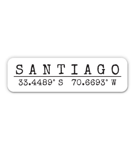 Santiago Chile Sticker