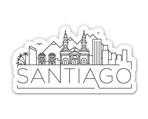 Santiago Chile Sticker