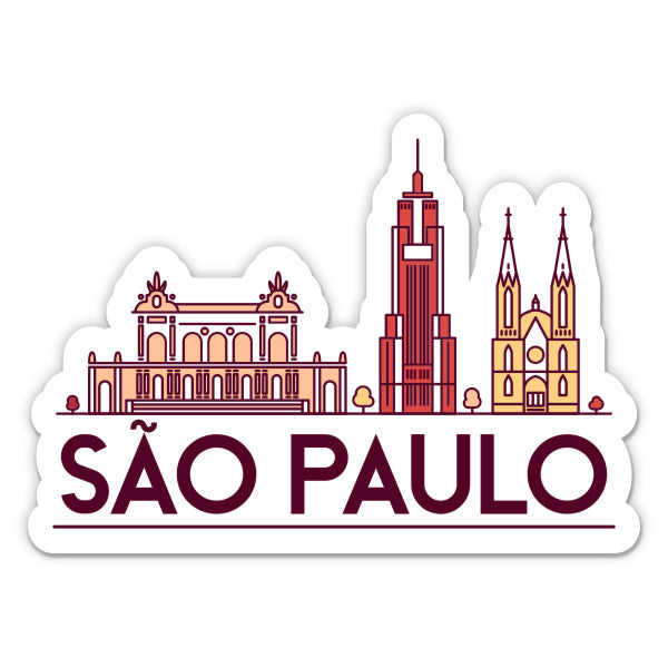 Sao Paulo Brazil Sticker