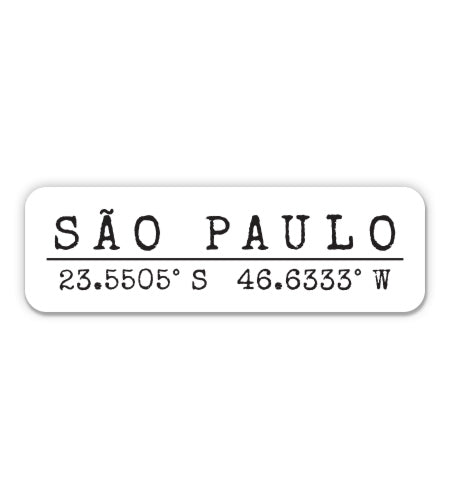 Sao Paulo Brazil Sticker