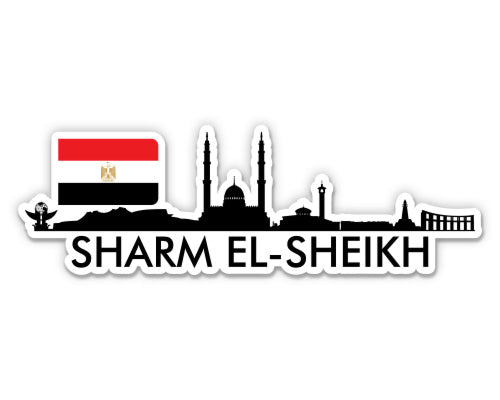 Sharm El Sheikh Egypt Skyline Sticker