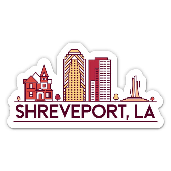 Shreveport Louisiana Sticker