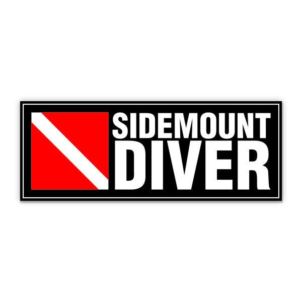 Sidemount Diver Sticker