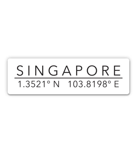 Singapore Singapore Sticker