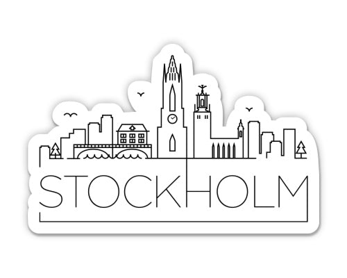 Stockholm Sweden Sticker