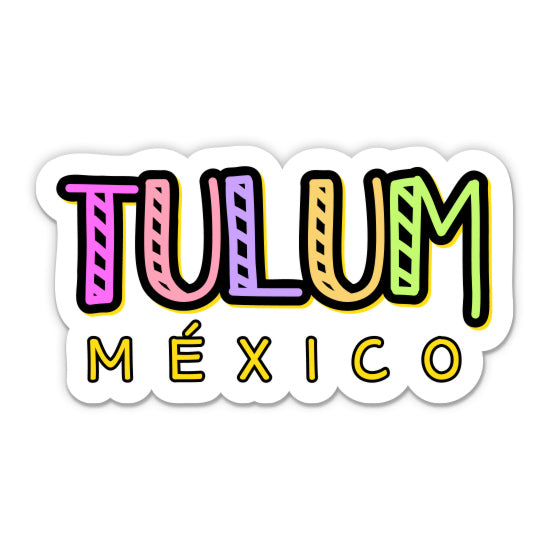 Tulum Mexico Sticker