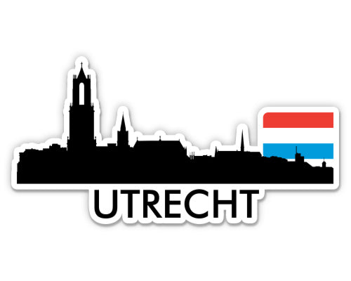Utrecht Netherlands City Skyline Sticker