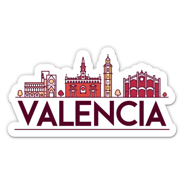 Valencia Spain Sticker