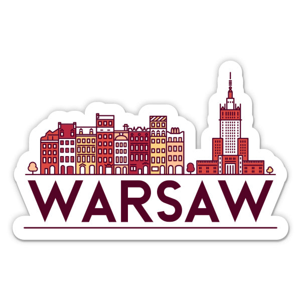 Warsaw Poland Sticker