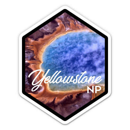 Yellowstone Grand Prismatic Spring Sticker