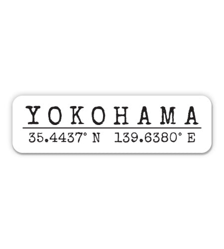 Yokohama Japan Sticker