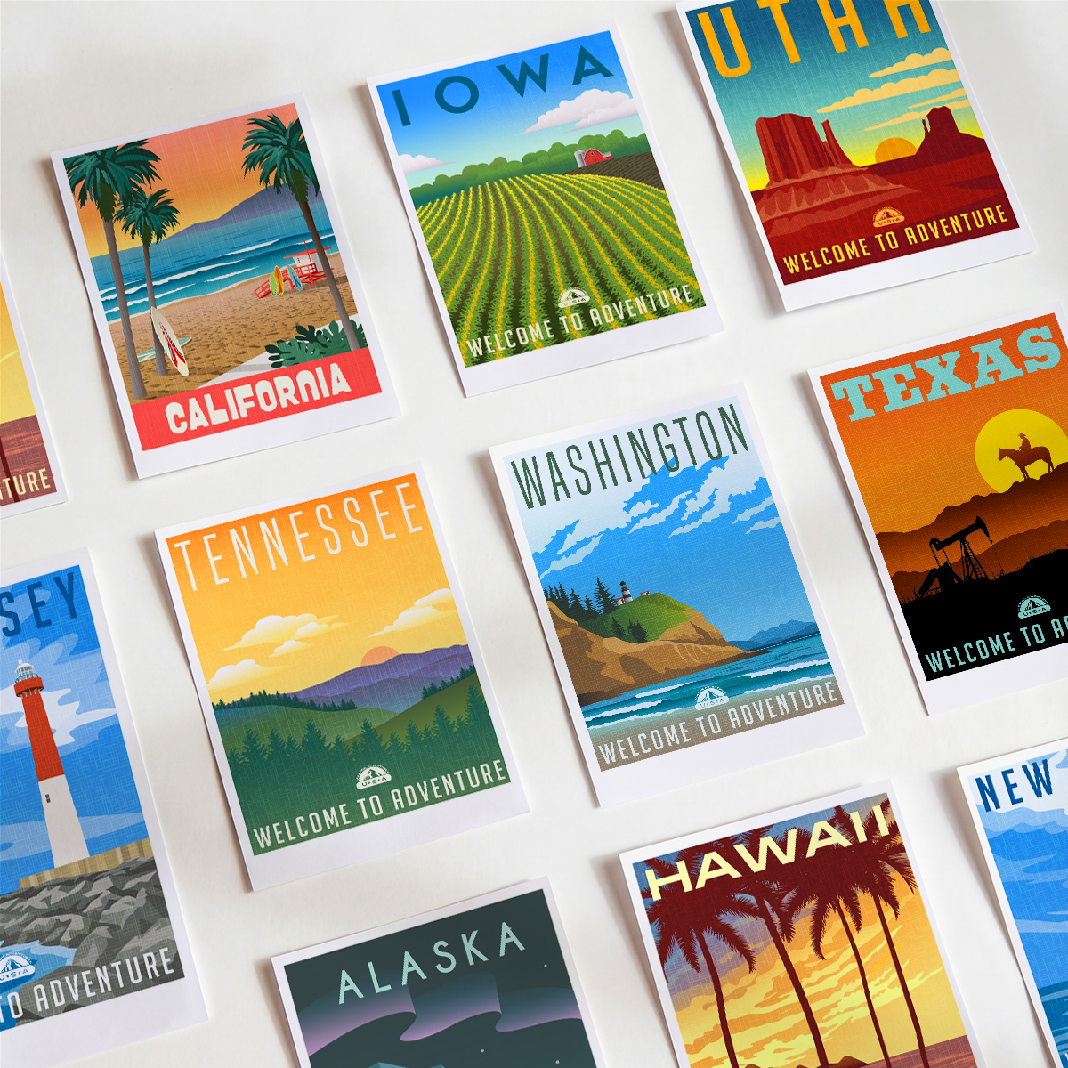 Travel Poster Stickers