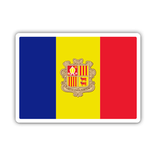Andorra Flag Sticker