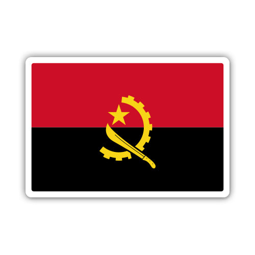 Angola Flag Sticker