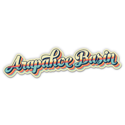 Arapahoe Basin Colorado Retro Ski Style Sticker