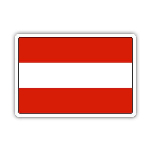 Austria Flag Sticker