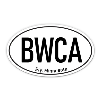 BWCA Boundary Waters Canoe Area Sticker