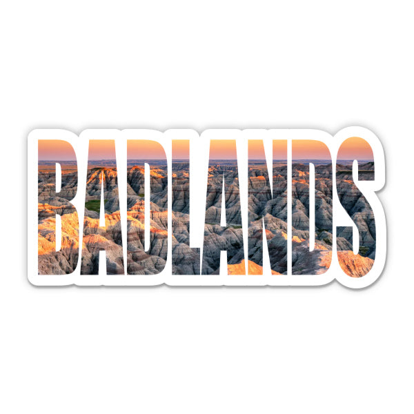 Badlands National Park Sticker