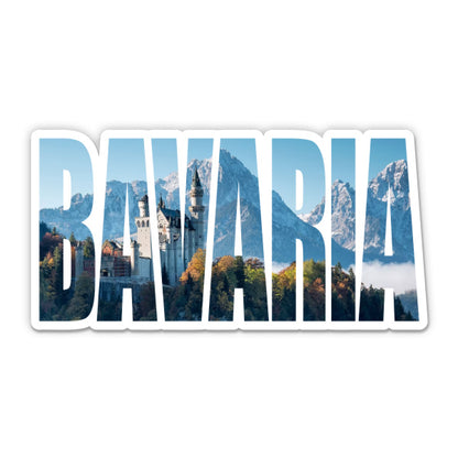 Bavaria Germany Neuschwanstein Castle Sticker