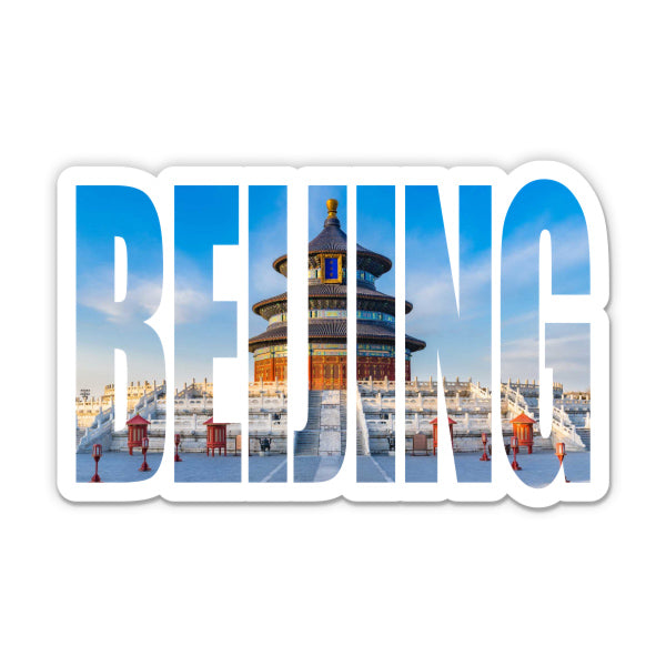 Beijing China Sticker