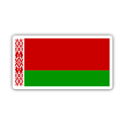 Belarus Flag Sticker