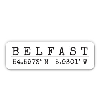Belfast United Kingdom Sticker