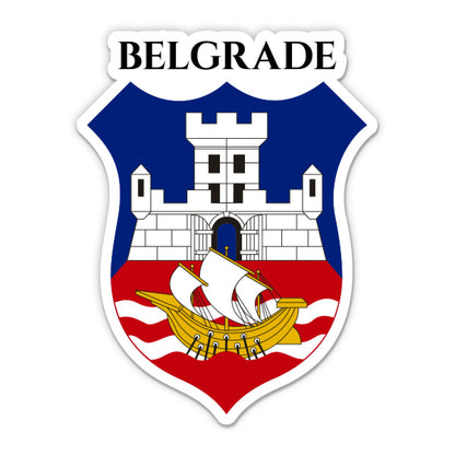 Belgrade Serbia Sticker