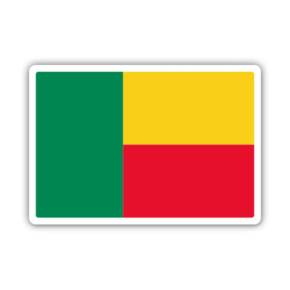 Benin Flag Sticker