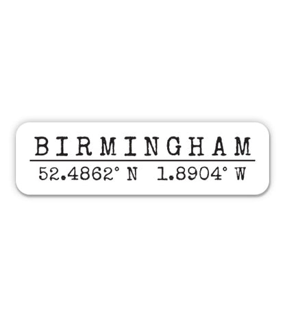 Birmingham United Kingdom Sticker