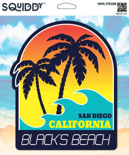 Black's Beach San Diego California Sticker