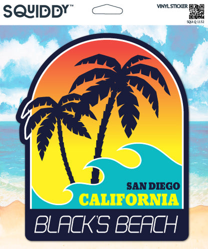 Black's Beach San Diego California Sticker