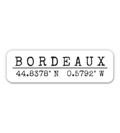 Bordeaux France Sticker