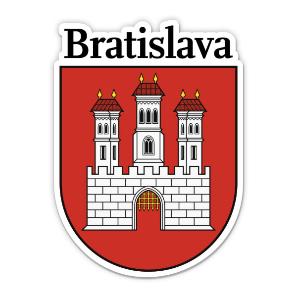 Bratislava Slovakia Sticker