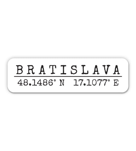 Bratislava Slovakia Sticker