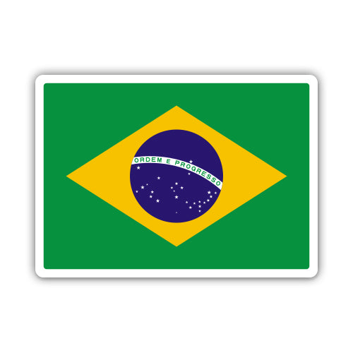Brazil Flag Sticker