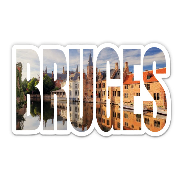 Bruges Belgium Sticker