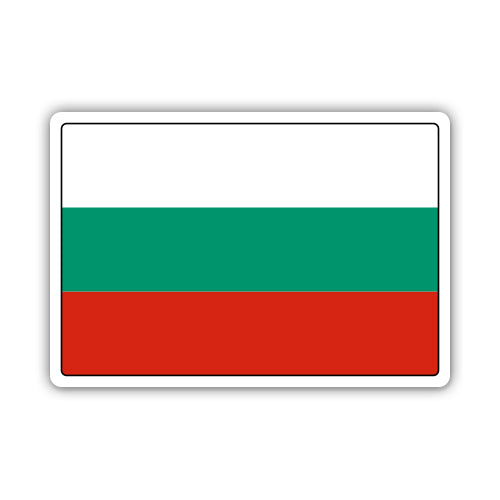 Bulgaria Flag Sticker