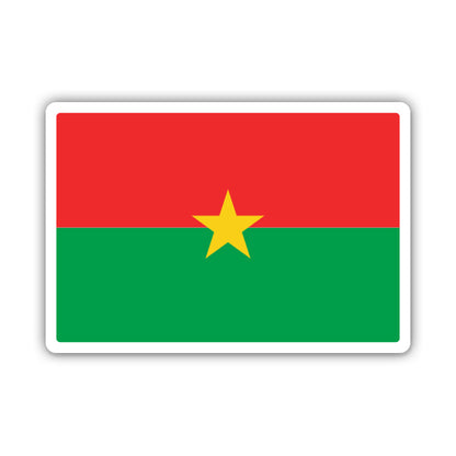 Burkina Faso Flag Sticker