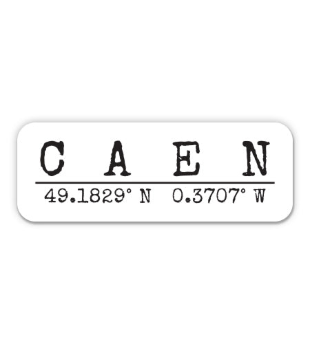 Caen France Sticker