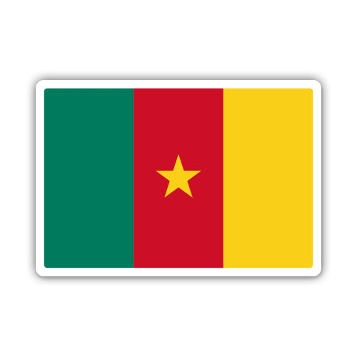 Cameroon Flag Sticker