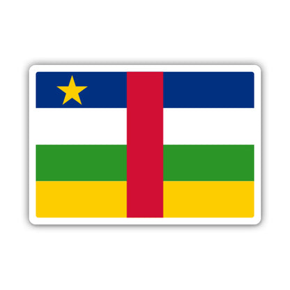 Central African Republic Flag Sticker