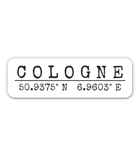 Cologne Germany Sticker