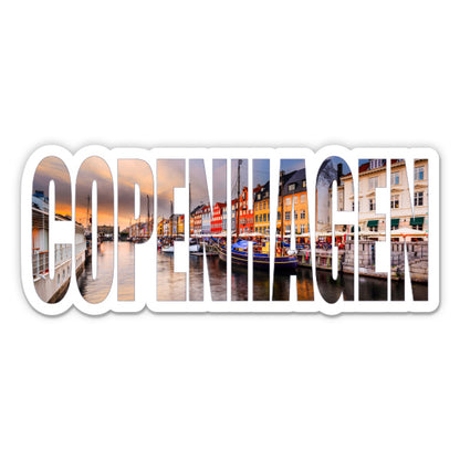 Copenhagen Denmark Sticker