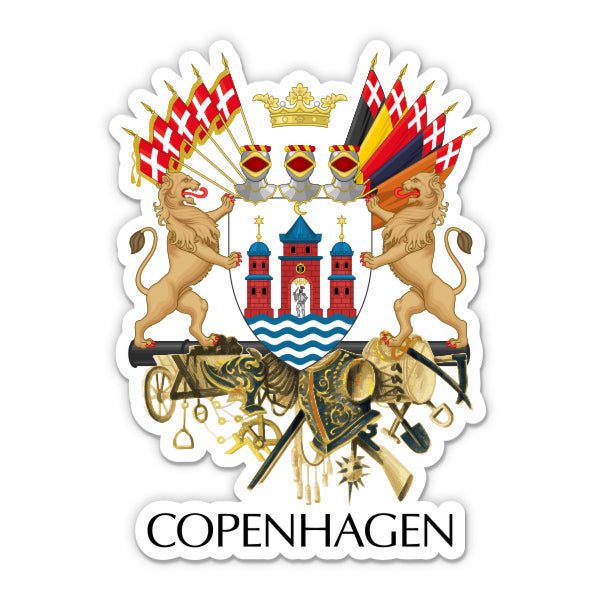 Copenhagen Denmark Sticker