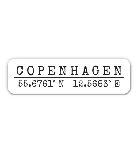 Copenhagen Denmark Sticker