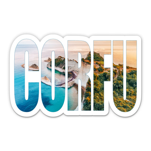 Corfu Greece Sticker