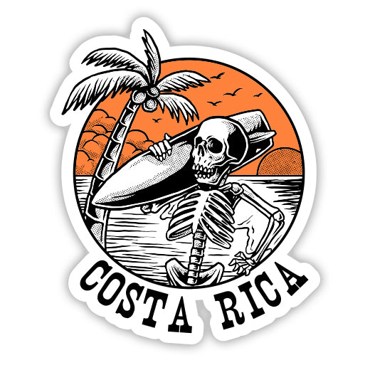 Costa Rica Surf Sticker