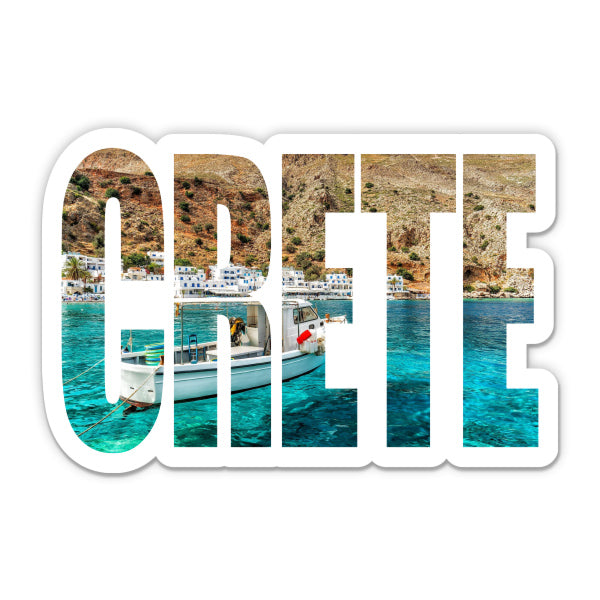Crete Greece Sticker