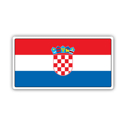 Croatia Flag Croatian Sticker